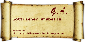 Gottdiener Arabella névjegykártya
